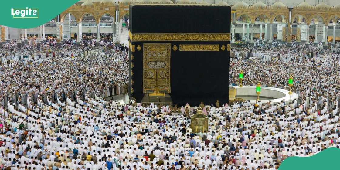 Pilgrims during hajj