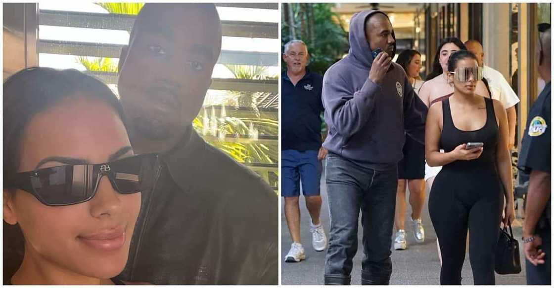Kim Kardashian lookalike Chaney Jones shares cosy selfie with Kanye West. Kim Kardashian lookalike Chaney Jones shares cosy selfie with Kanye West.