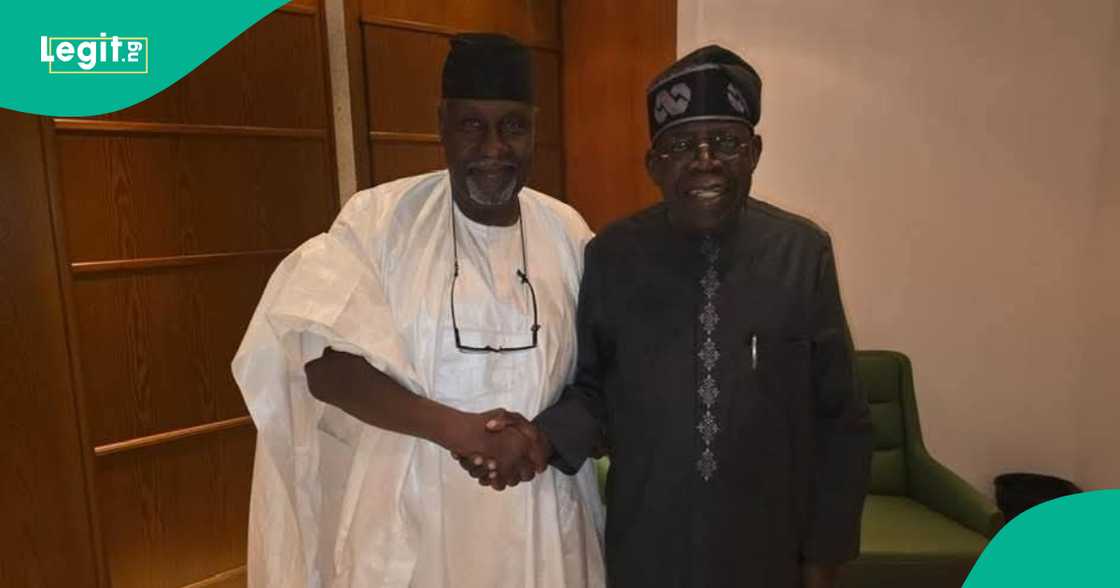 Farouk Adamu Aliyu tare da Tinubu a Aso Rock.