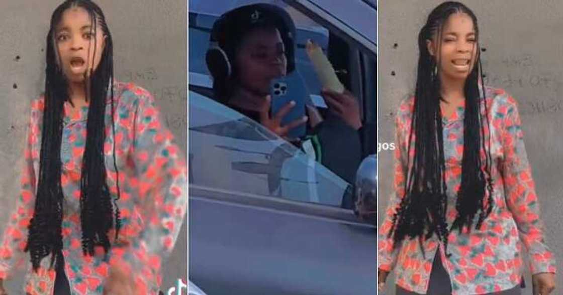 Lady threatens random girl who recorded her eating corn Lady threatens random girl who recorded her eating corn