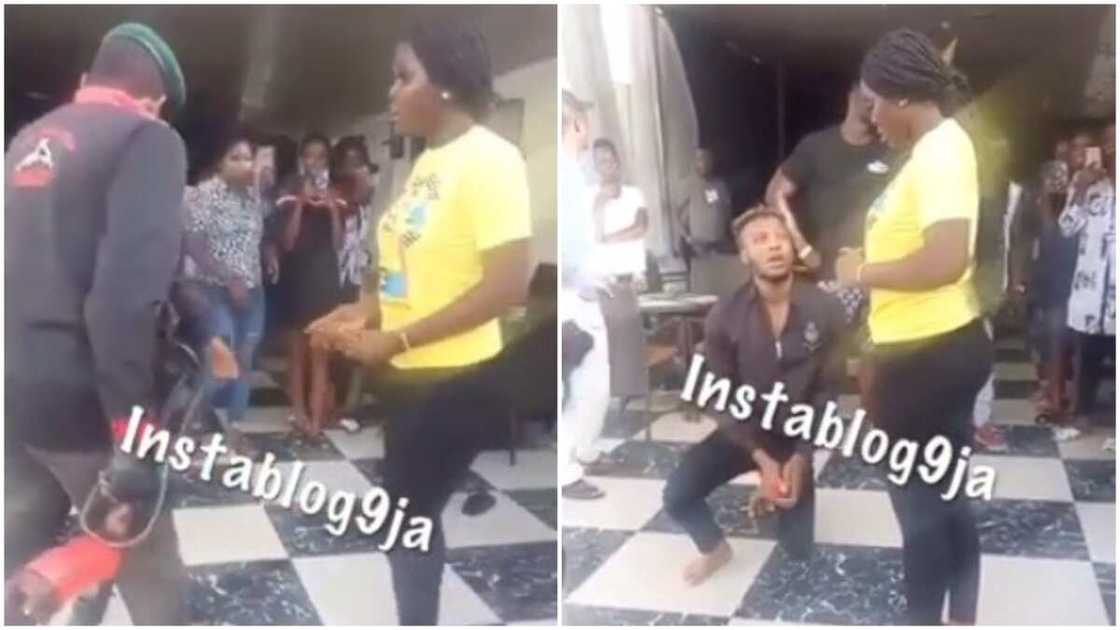 Man fakes police arrest to propose to his girlfriend in Delta state Man fakes police arrest to propose to his girlfriend in Delta state
