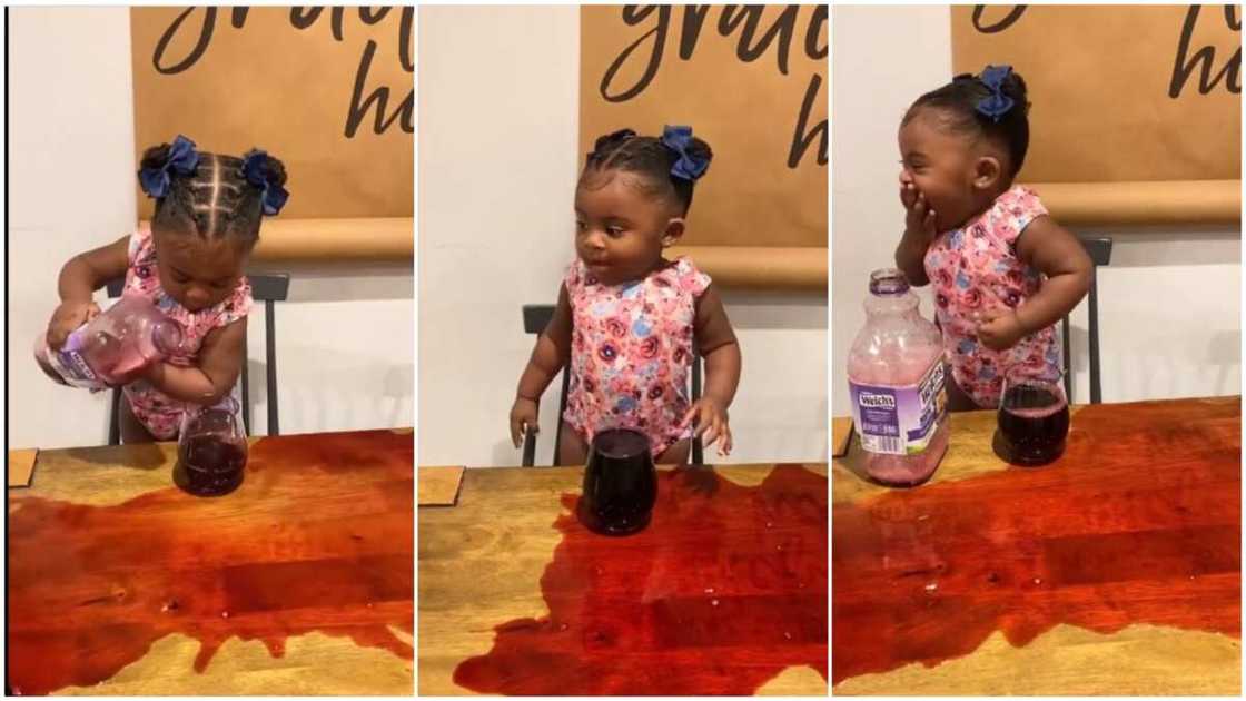 The kid laughed in a video. The kid laughed in a video.