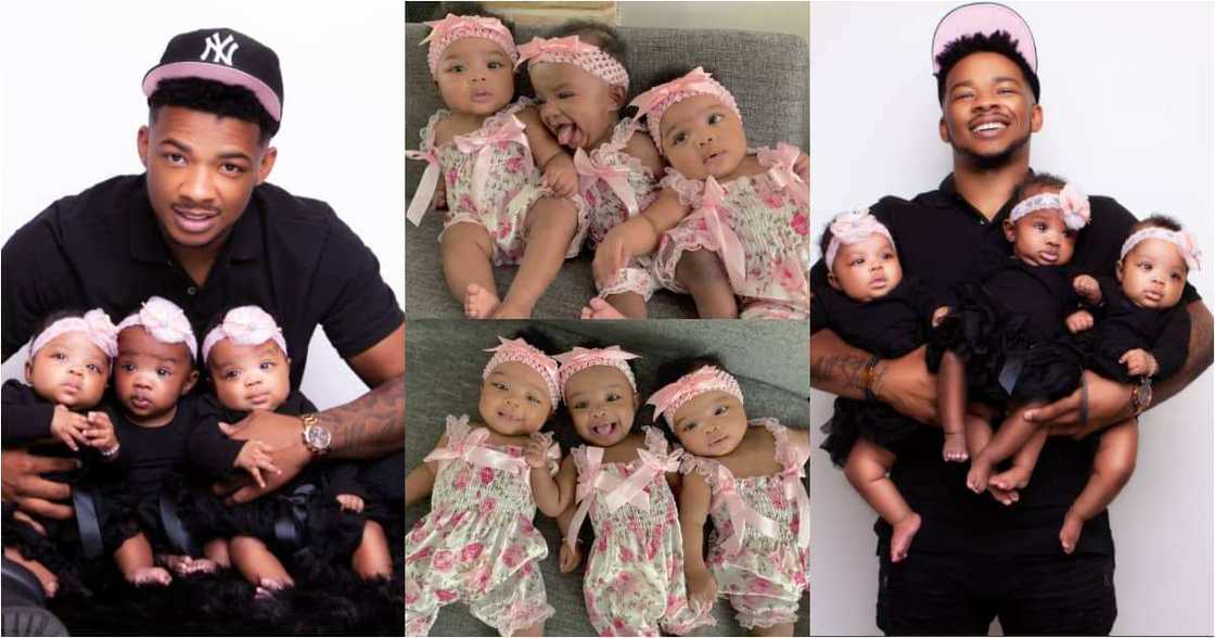 Couple drops beautiful photos of triplets to celebrate babies turning 6 months old, many react Couple drops beautiful photos of triplets to celebrate babies turning 6 months old, many react