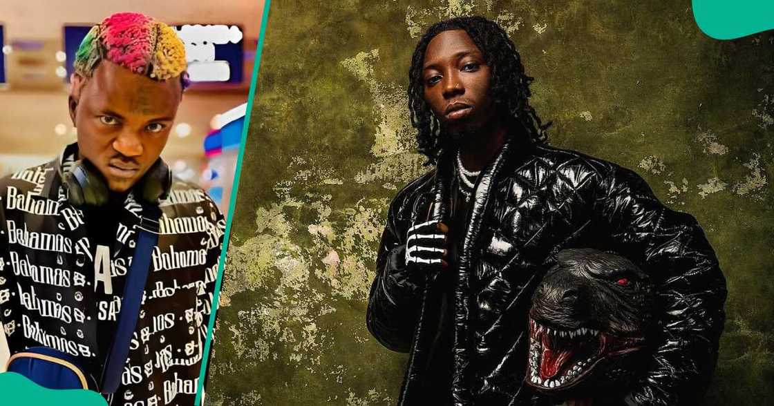 Nigerian artists with mysterious looks. Nigerian artists with mysterious looks.