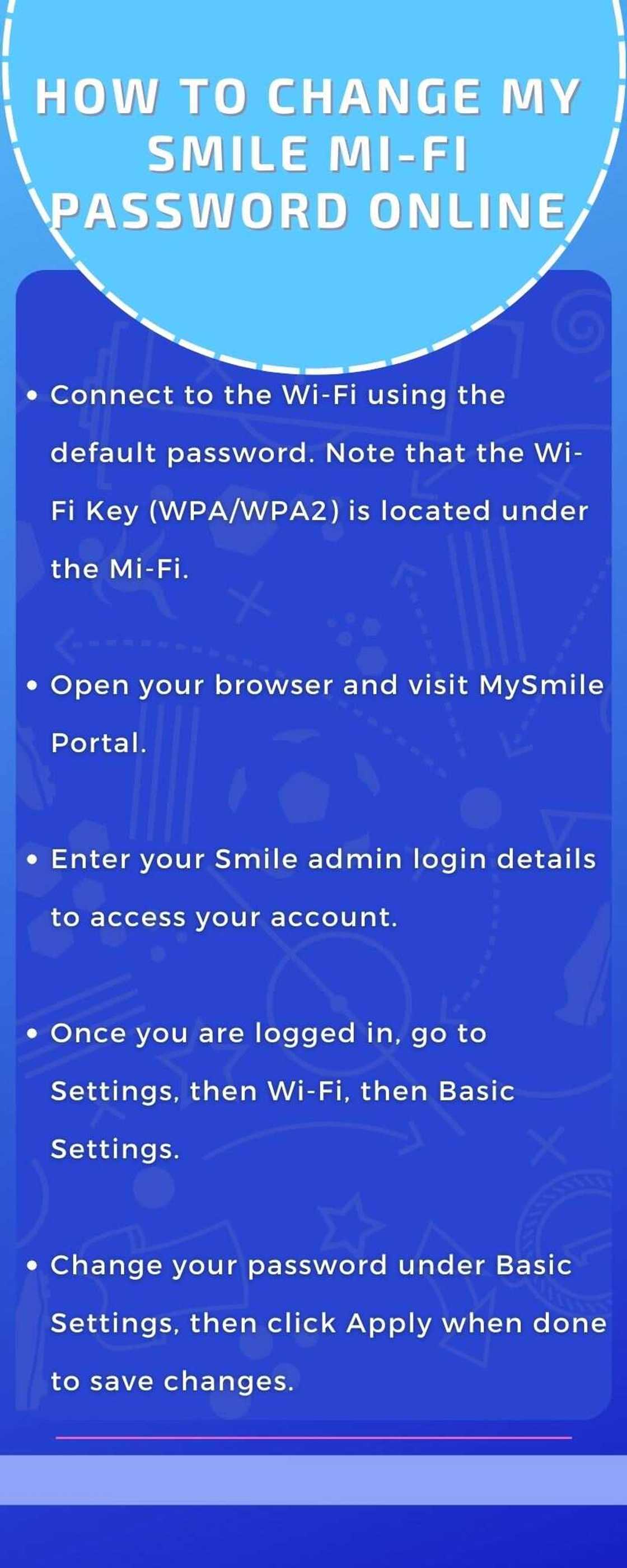 how to change your mifi password