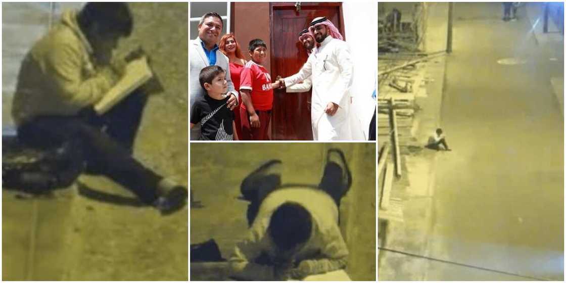 Life turns around for poor boy studying under street light at night as millionaire finds him and changes his life Life turns around for poor boy studying under street light at night as millionaire finds him and changes his life