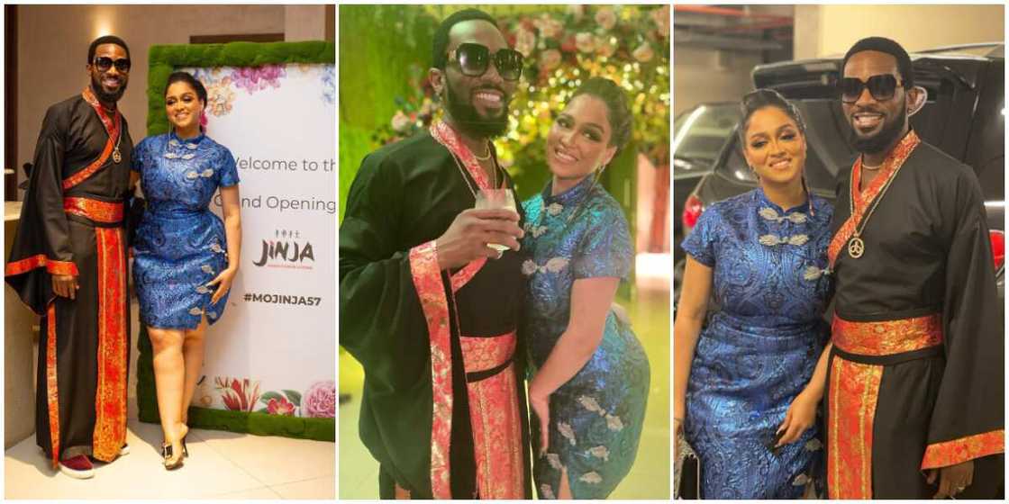 Dbanj and wife Lineo attend Mo Abudu's birthday party. Dbanj and wife Lineo attend Mo Abudu's birthday party.
