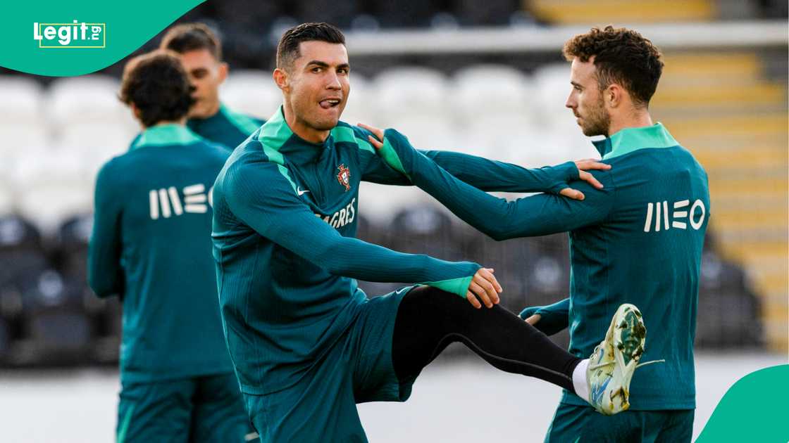 Cristiano Ronaldo, Diogo Jota, Portugal, Paisley, Scotland. Cristiano Ronaldo, Diogo Jota, Portugal, Paisley, Scotland.