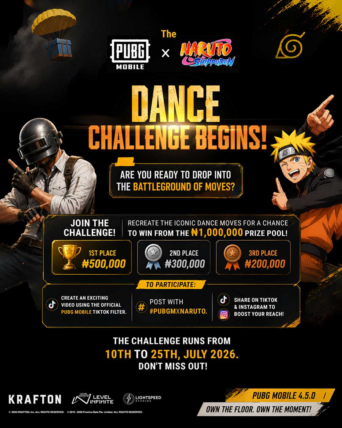 PUBG MOBILE x NARUTO Shippuden Takes Over Nigeria with Epic Version Update PUBG MOBILE x NARUTO Shippuden Takes Over Nigeria with Epic Version Update