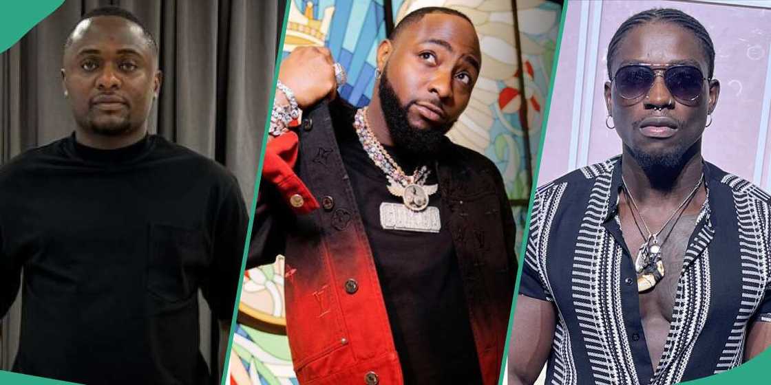 Ubi Franklin, Davido and Verydarkman Ubi Franklin, Davido and Verydarkman