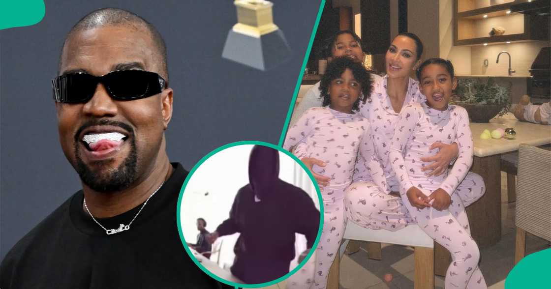 Kanye West tells the world that he's gay. Kanye West tells the world that he's gay.