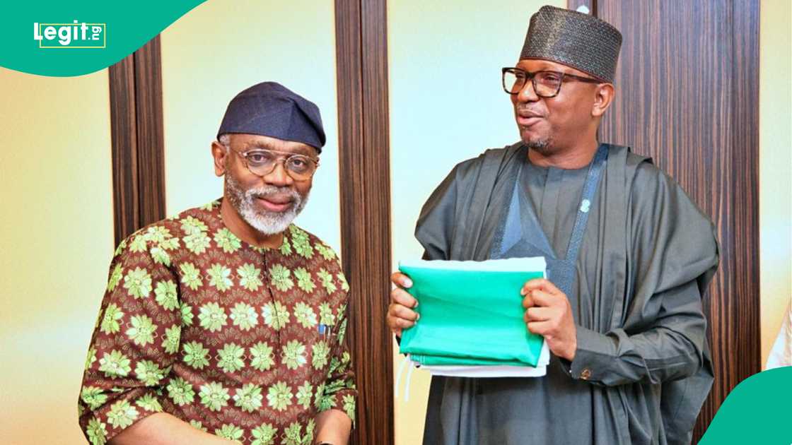 Chief of Staff to President Bola Tinubu, Femi Gbajabiamila and NSC Chairman Shehu Dikko. Photo by NSC Chief of Staff to President Bola Tinubu, Femi Gbajabiamila and NSC Chairman Shehu Dikko. Photo by NSC