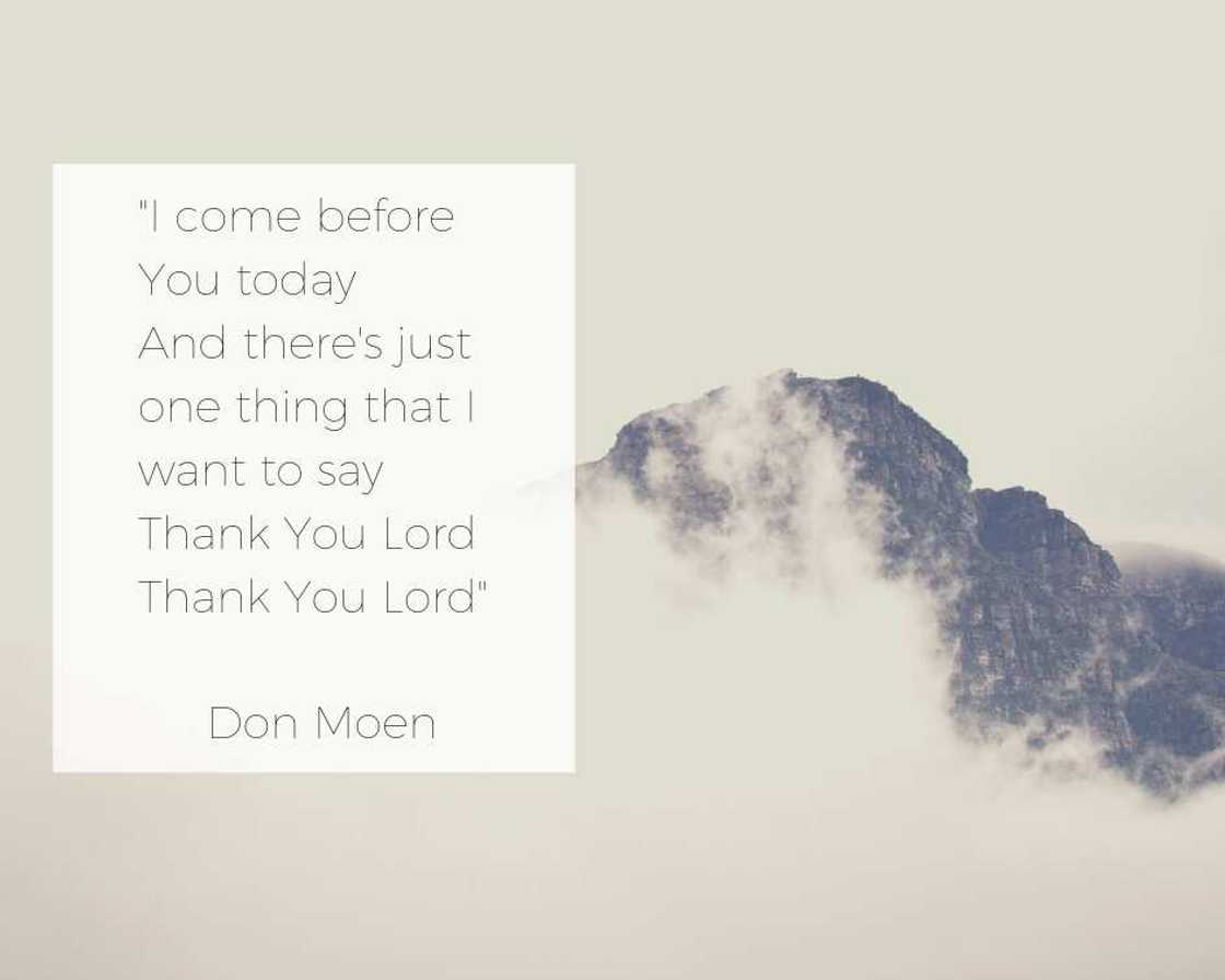Lyrics of Don Moen songs Lyrics of Don Moen songs