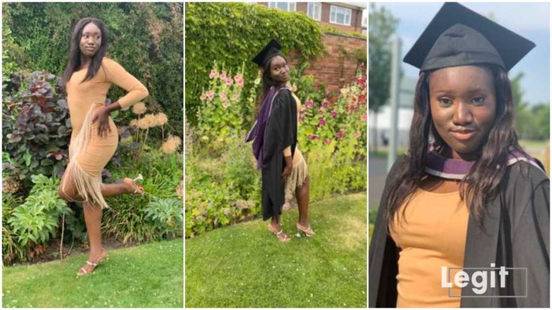 Many years ago, she bagged a first class from Covenant University. Many years ago, she bagged a first class from Covenant University.