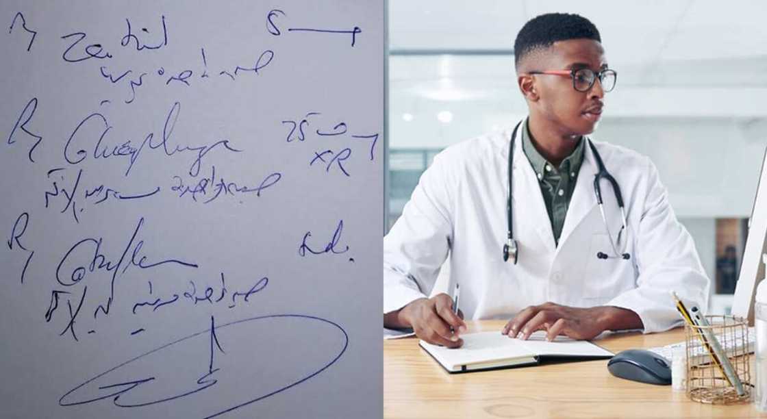 Doctor's handwriting goes viral on Twitter.