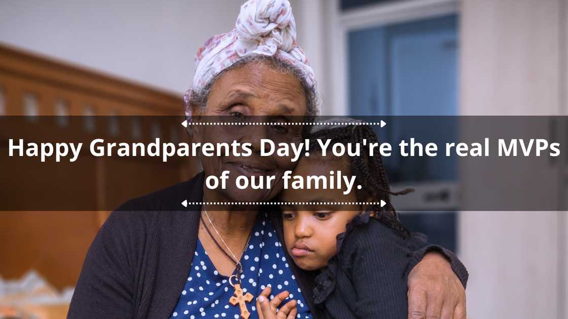 Short message for Grandparents Day