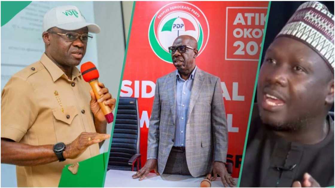 Edo 2024/Philip Shaibu/Godwin Obaseki/Atiku Abubakar/Daniel Bwala/PDP