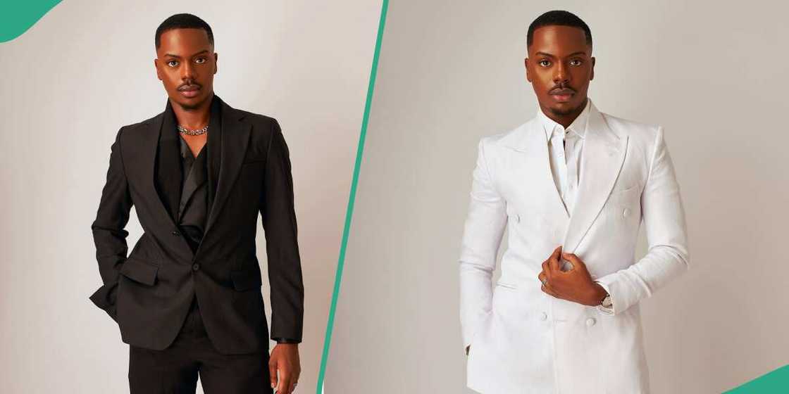 Enioluwa rocks unique outfit Enioluwa rocks unique outfit