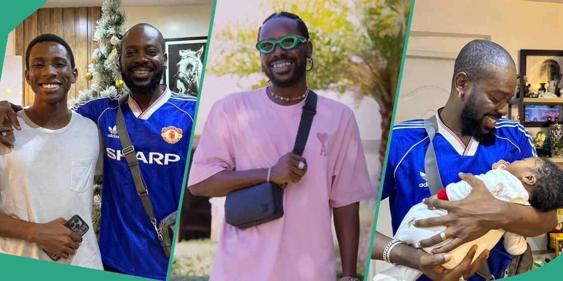 Adekunle Gold shows off new hair, Adekunle Gold carrying Uncle Pamilerin's child Adekunle Gold shows off new hair, Adekunle Gold carrying Uncle Pamilerin's child