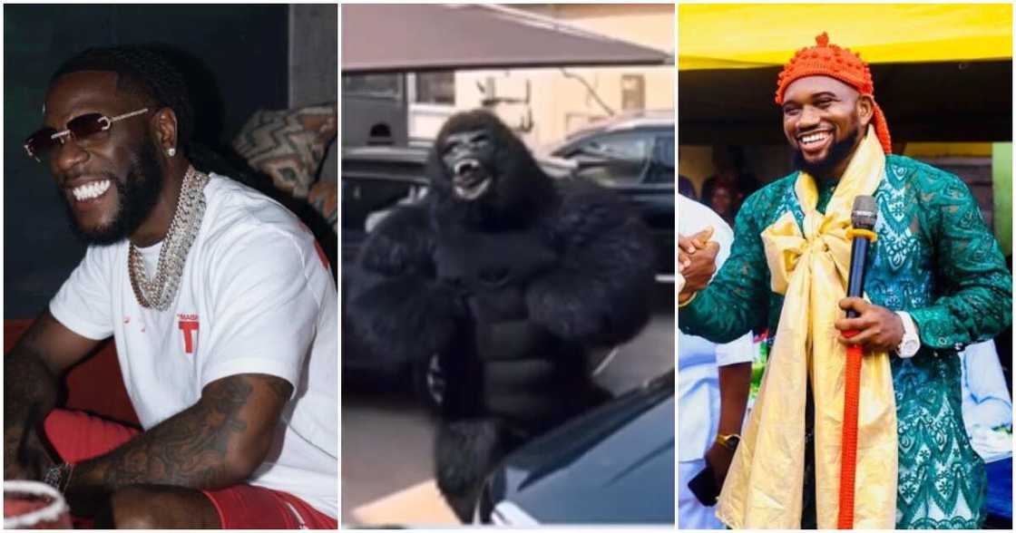 Photos of Burna Boy and MV Mbakara Photos of Burna Boy and MV Mbakara