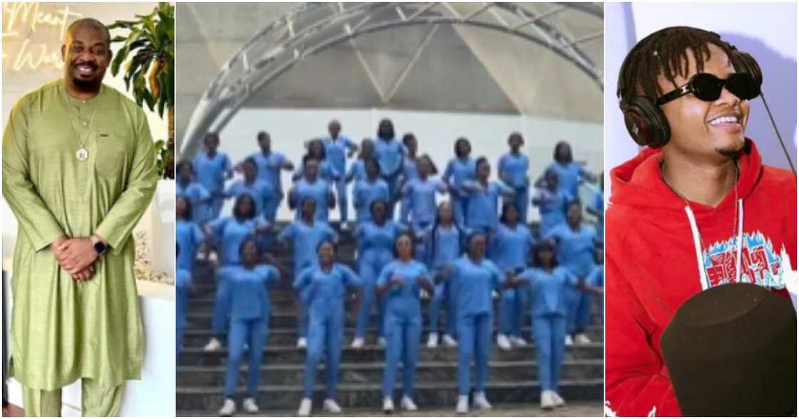 Don Jazzy, UniMed nurses and Crayon Don Jazzy, UniMed nurses and Crayon