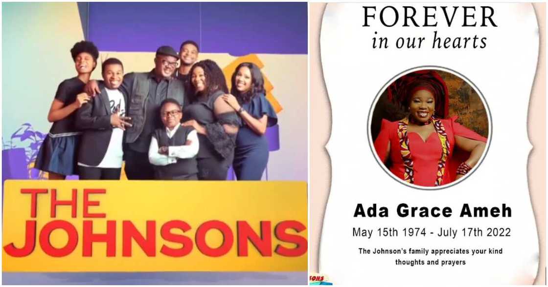 The Johnsons react to Ada Ameh's death. The Johnsons react to Ada Ameh's death.