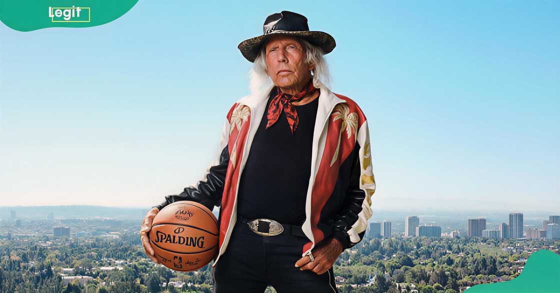 James Goldstein poses against the Los Angeles skyline James Goldstein poses against the Los Angeles skyline