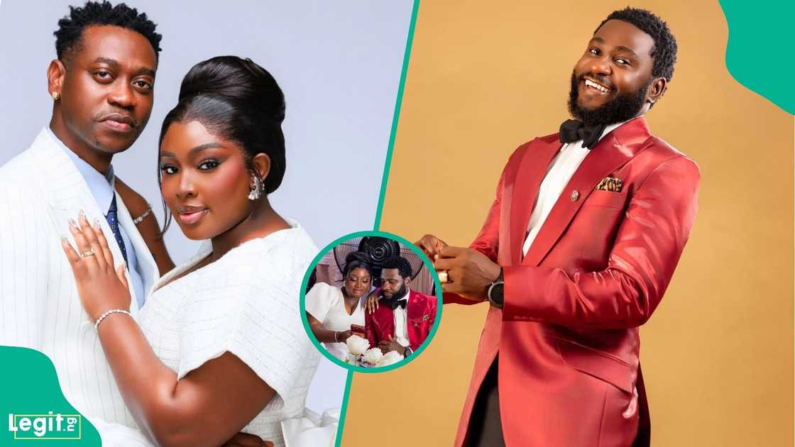 Mo Bimpe’s close moment with Jide Awobona at the Mama Deola Wedding Story premiere has sparked reactions online, with viewers weighing in as Lateef Adedimeji sat nearby