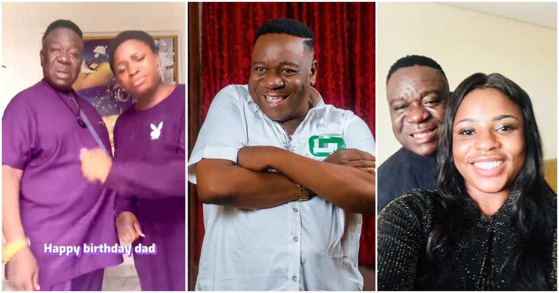 Photos of Mr Ibu and his daughter Chioma Okafor