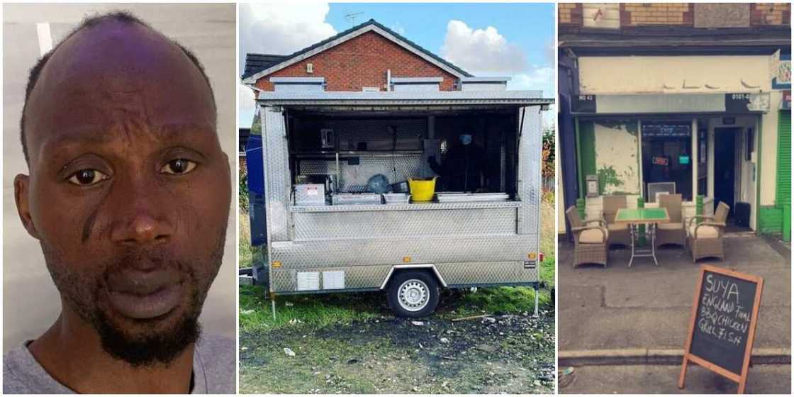 Reactions as Nigerian chef in UK cries out after his trailer was stolen overnight Reactions as Nigerian chef in UK cries out after his trailer was stolen overnight