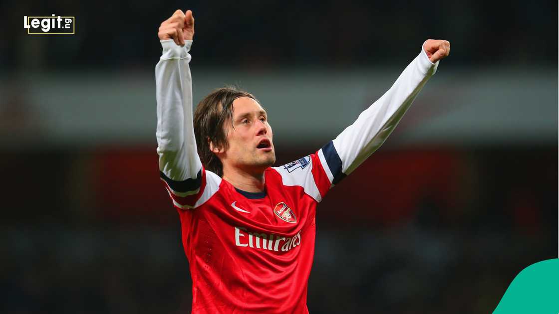Tomas Rosicky, Arsenal. Tomas Rosicky, Arsenal.