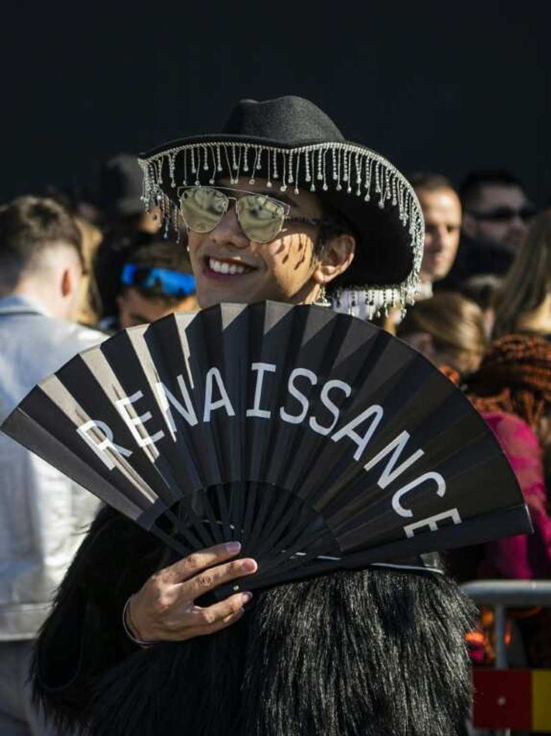 Fans of Beyonce queue to enter to the Friends Arena to watch her first concert of the 'Renaissance' tour that kicked off in Solna, north of Stockholm, in May 2023