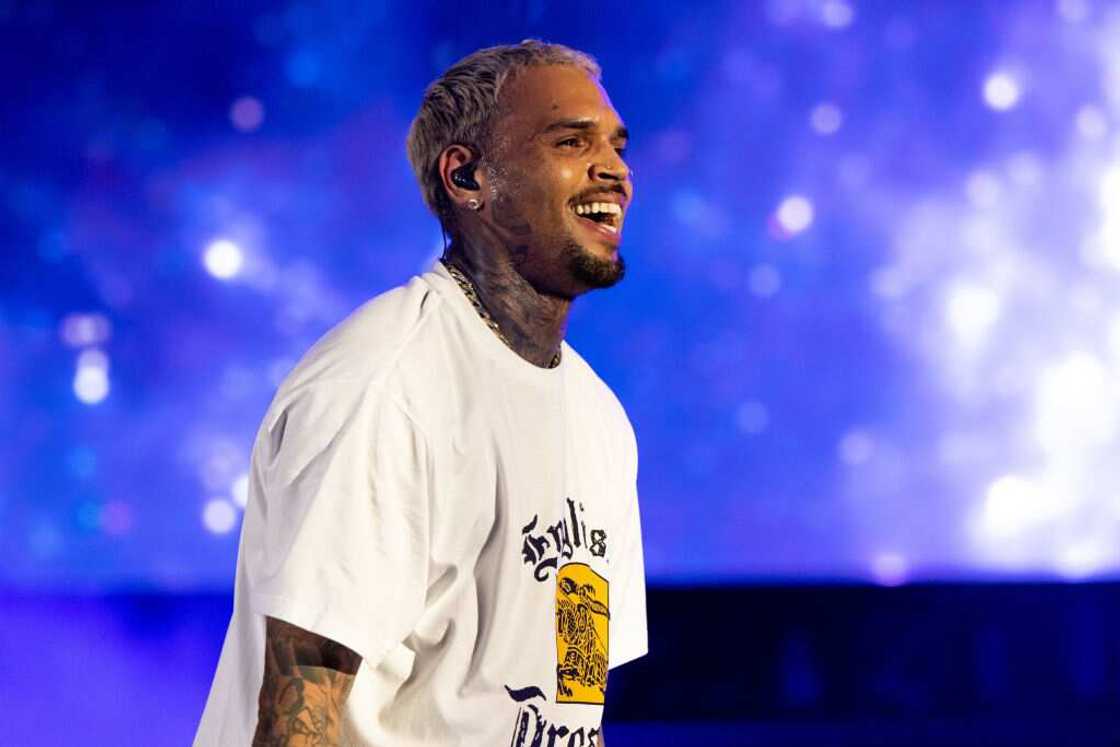 Chris Brown's girlfriend Chris Brown's girlfriend