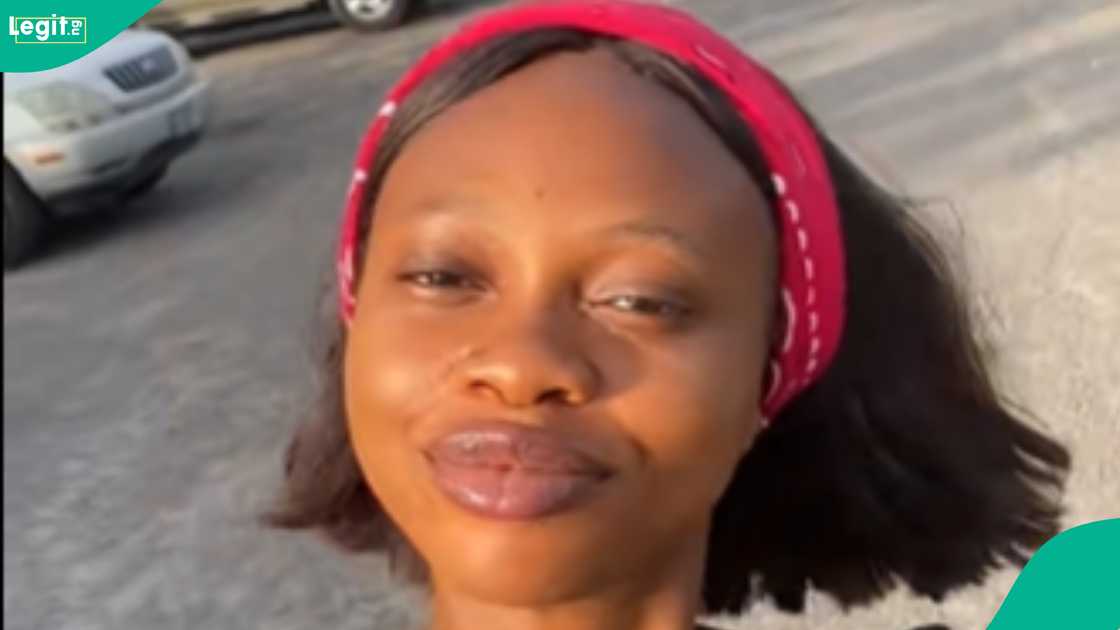 A lady shows the outfit that caused priest to send her away from church