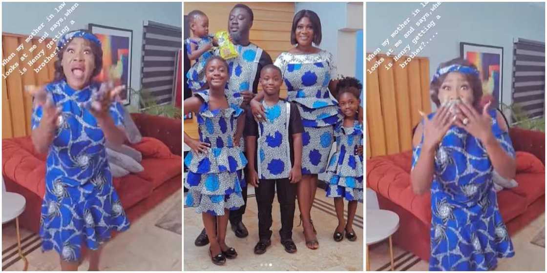 Mercy johnson and her family Mercy johnson and her family
