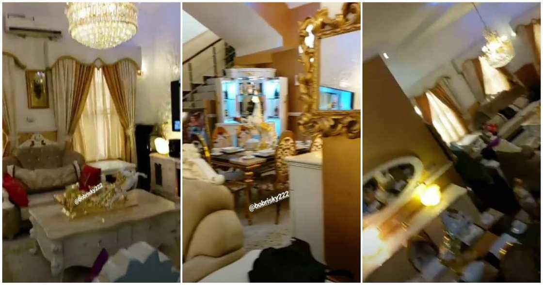 Tonto Dikeh shows off the interiors of Bobrisky's house (photos) Tonto Dikeh shows off the interiors of Bobrisky's house (photos)