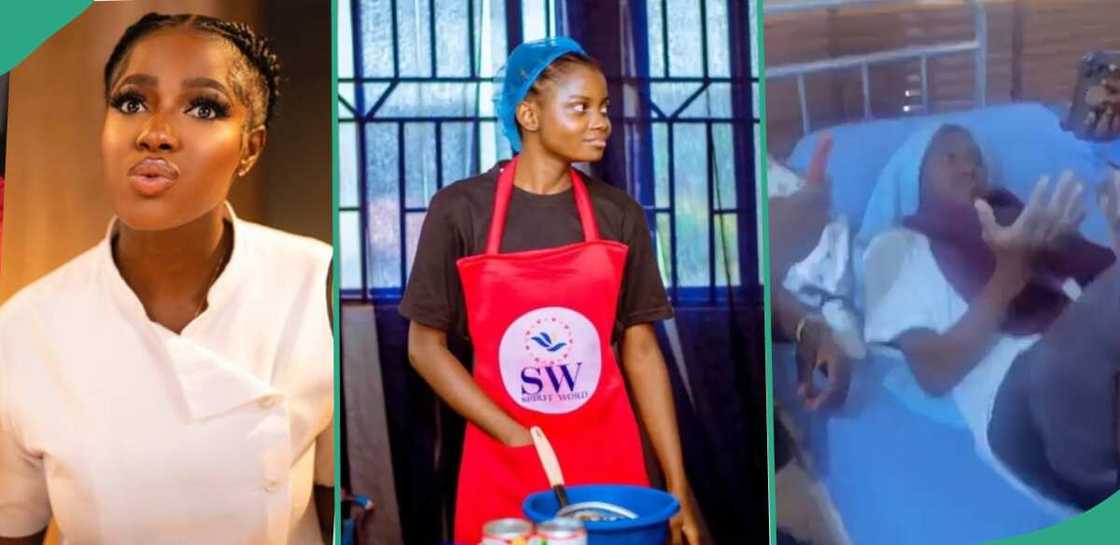 Chef's Hilda Baci, Dammy and OAU student, Subair Enitan.