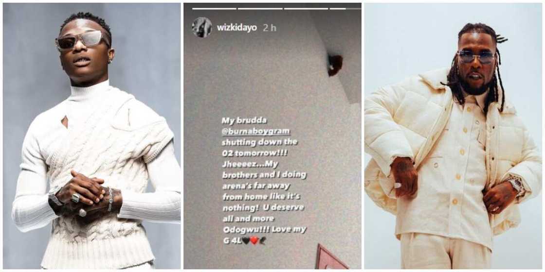 Photos of Wizkid and Burna Boy. Photos of Wizkid and Burna Boy.