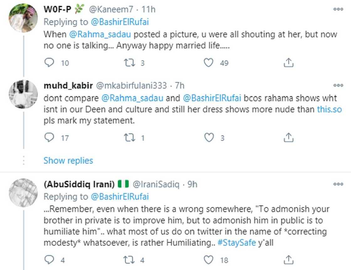 Hotunan Bashir El-Rufai rike da ƙugun Halima Nwakaego sun janyo masa caccaka Hotunan Bashir El-Rufai rike da ƙugun Halima Nwakaego sun janyo masa caccaka