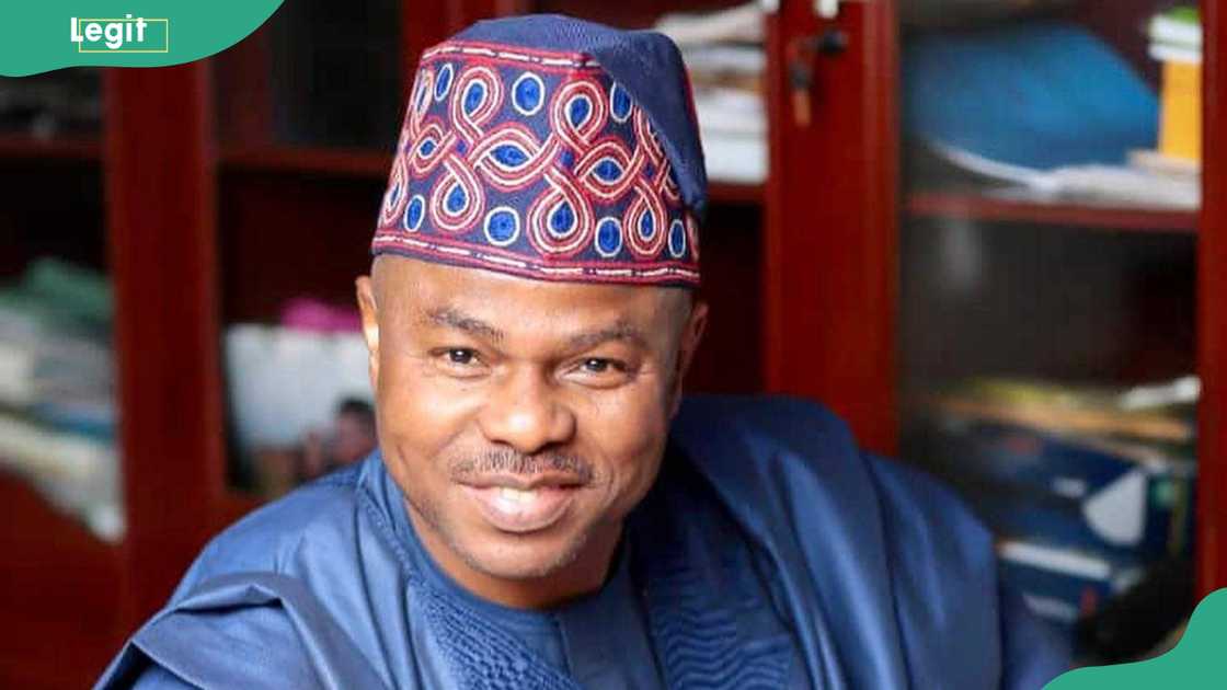 Yinka Ayefele in an indoor office Yinka Ayefele in an indoor office