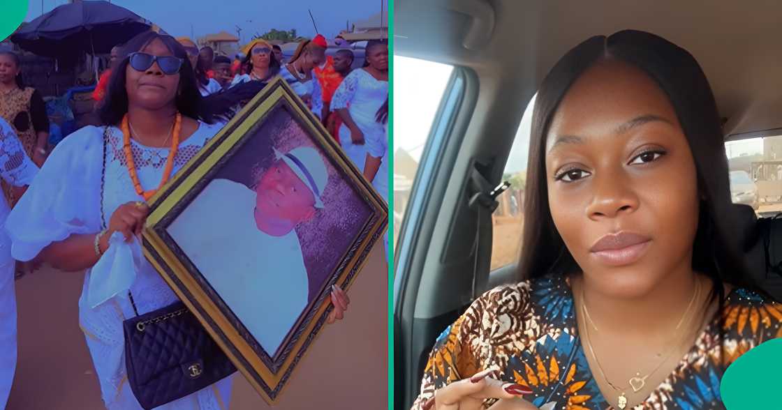 A lady recalls how she celebrated her wedding a day after her father’s burial. A lady recalls how she celebrated her wedding a day after her father’s burial.