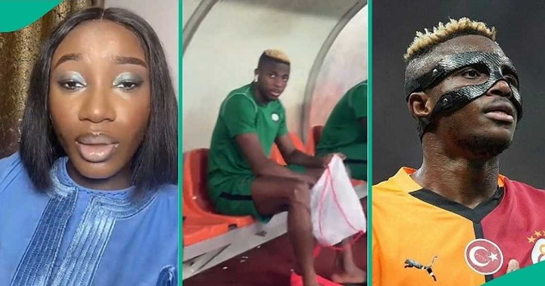 Lady shares question Victor Osimhen asked her Lady shares question Victor Osimhen asked her