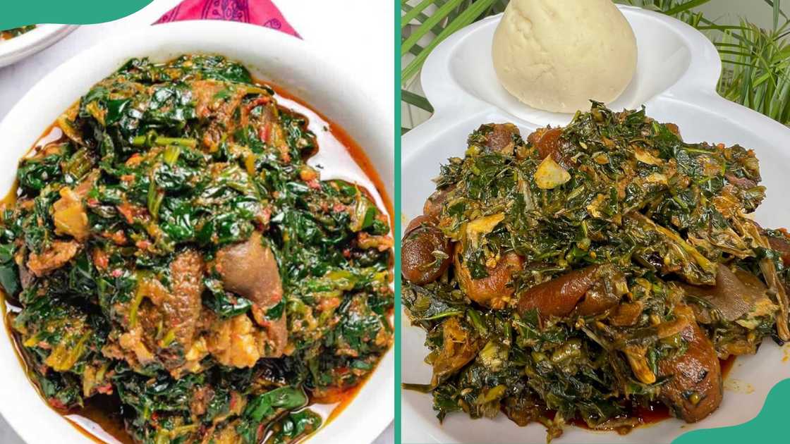 Ugu vegetable soup