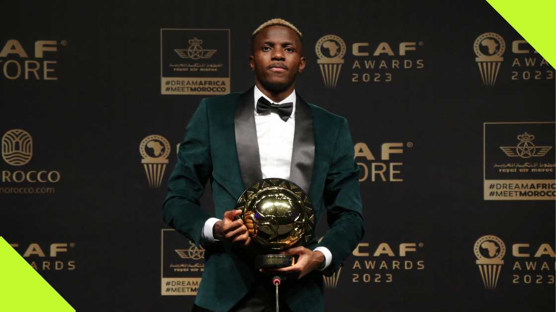 Victor Osimhen has named the favourite to win the 2024 CAF Player of the year award