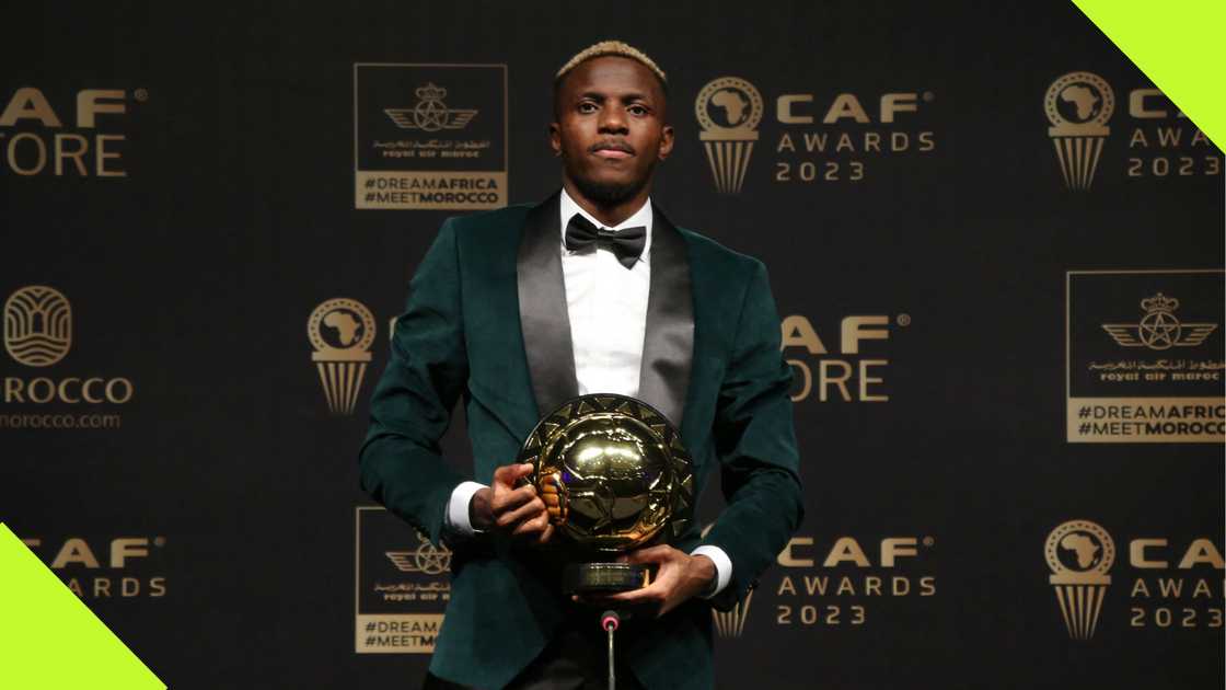 Victor Osimhen has named the favourite to win the 2024 CAF Player of the year award Victor Osimhen has named the favourite to win the 2024 CAF Player of the year award