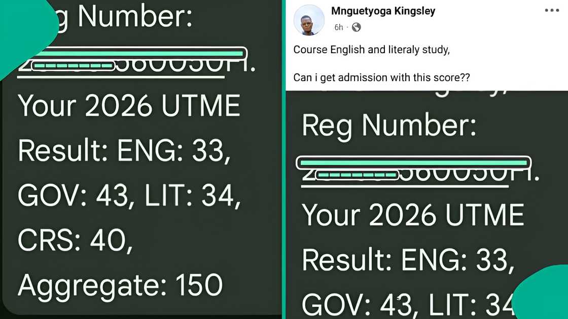 Man who scored low in English and Literature shares 2026 UTME result Man who scored low in English and Literature shares 2026 UTME result
