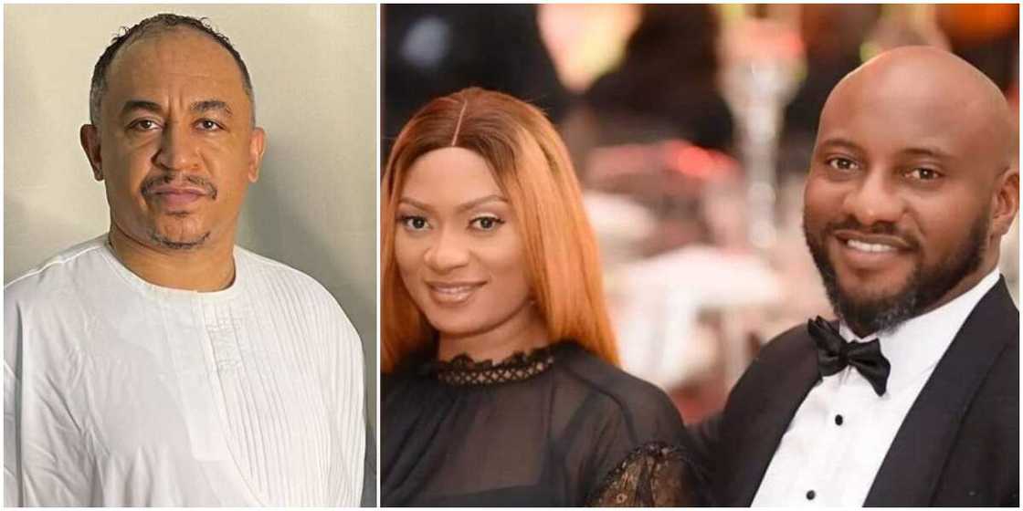 Freeze and Yul Edochie Freeze and Yul Edochie