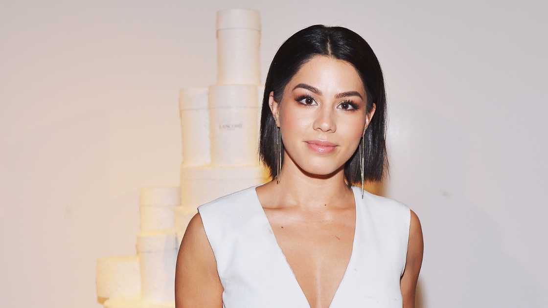 Megan Batoon attends Lancôme x Vogue Holiday Event at Delilah West Hollywood in West Hollywood, California