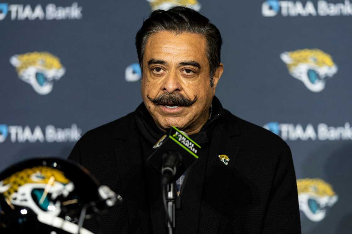 Shad Khan, Owner of the Jacksonville Jaguars, introducing Doug Pederson as the new Head Coach