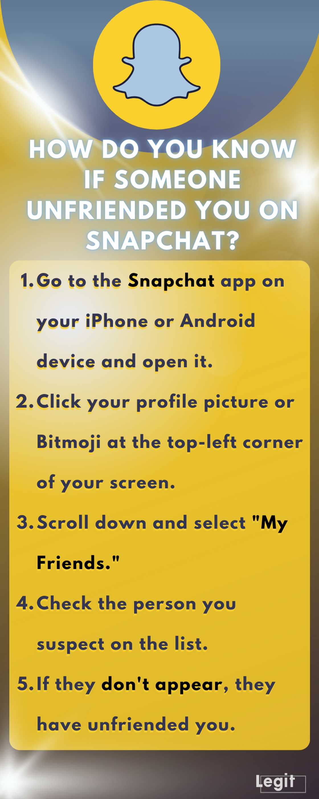 How to tell if someone unadded you on Snapchat